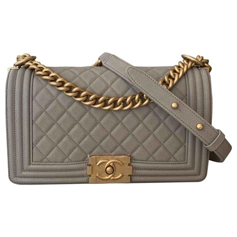 chanel boy dark grey|Chanel bag.